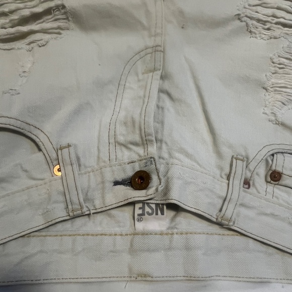 NSF Distressed Bermuda Denim Short - Picture 3 of 3